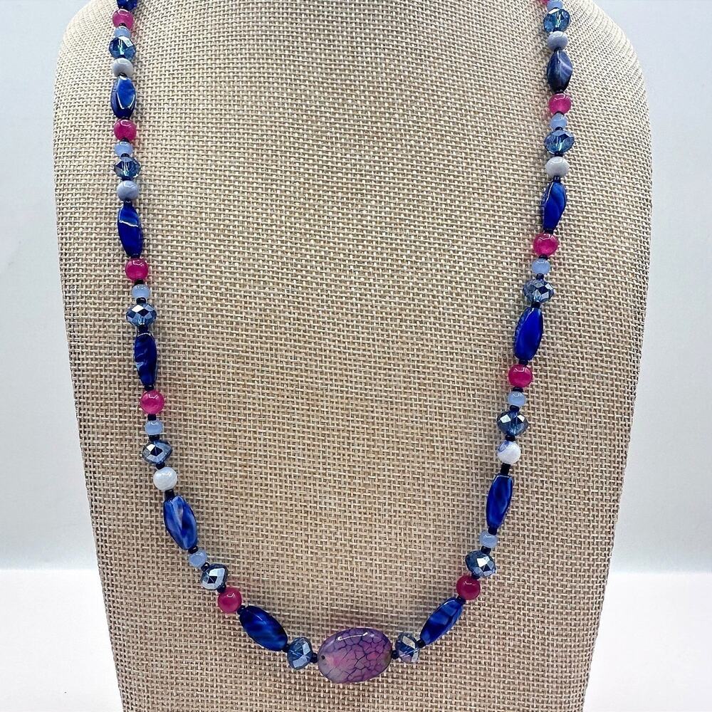 Vintage Y2K Beaded Statement Necklace Boho Women's Classic Fashion Jewelry